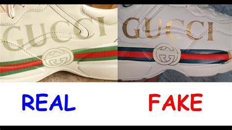 gucci trainers fake vs real|gucci loafers authenticity.